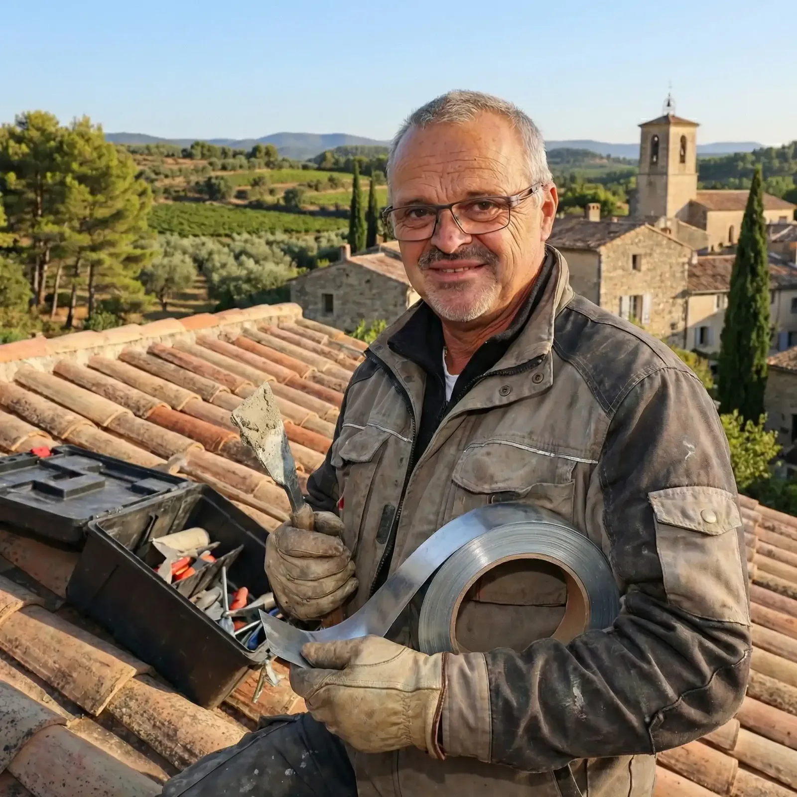 Portrait de Jean-Michel Minck artisan couvreur à Frontignan